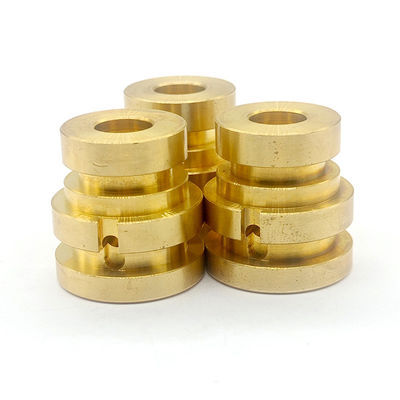 Precision Brass Turned Components Painting / Anodizing Brass CNC Milling Parts