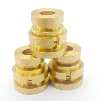 Lead Free Custom Copper Parts H59 H62 Brass CNC Turned Components High Precision