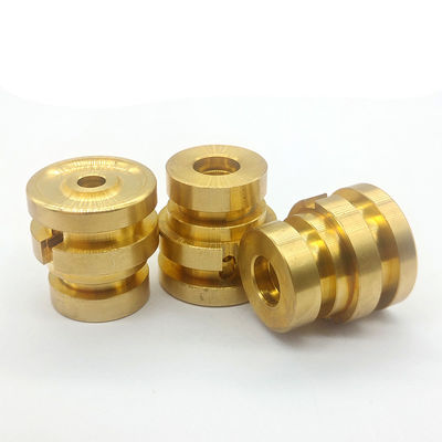 Lead Free Custom Copper Parts H59 H62 Brass CNC Turned Components High Precision