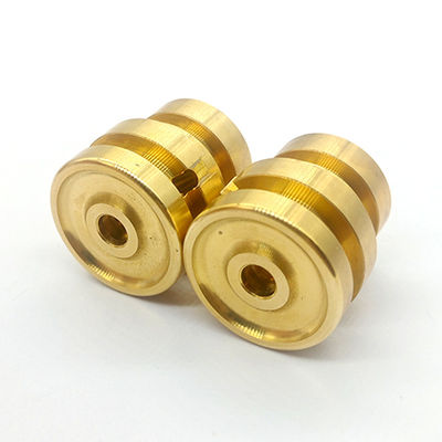 Precision Brass Turned Components Painting / Anodizing Brass CNC Milling Parts