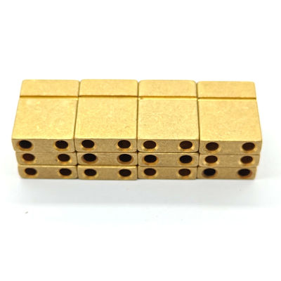 Square CNC Brass Parts H59 H62 Brass CNC Turning Parts Micro Machining