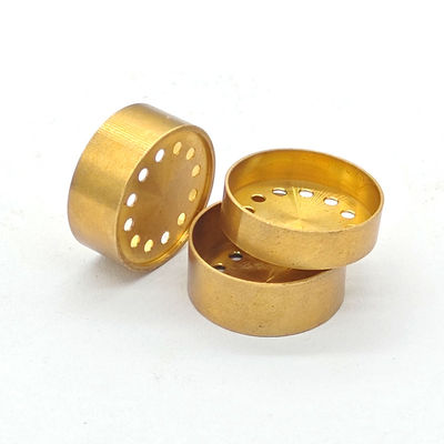 Gold CNC Aluminum Parts Customized Anodized CNC Parts High Precision