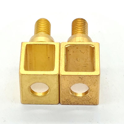 Automotive Custom Made CNC Parts Polishing Turned Brass Components High Precision