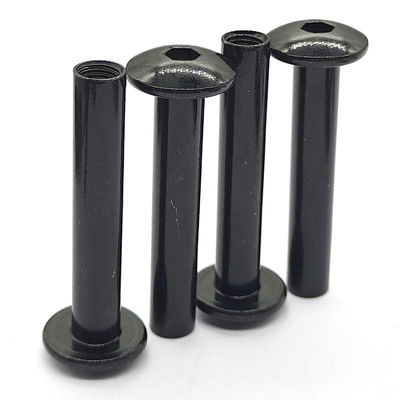 High Precision CNC Machining Automotive Parts 20x12 Customized Steel Components Black