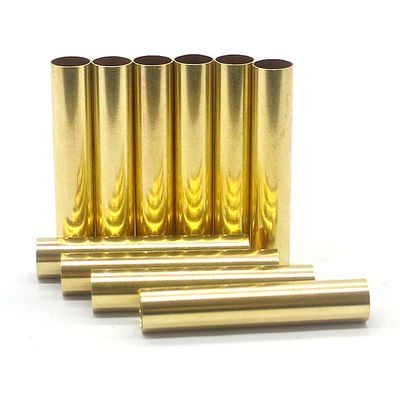 Milling / Turning CNC Machined Spare Parts Gold Stainless Steel Bushing