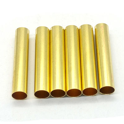 Milling / Turning CNC Machined Spare Parts Gold Stainless Steel Bushing