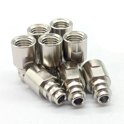 Silver CNC Machining Aluminum Parts Polished Metal Spare Parts Corrosion Resistance