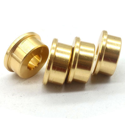 Corrosion Resistance CNC Brass Parts Polished Customized Brass CNC Parts Gold