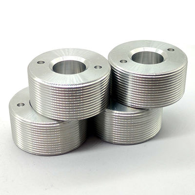 Heat Treatment CNC Stainless Steel Parts Polished SS Bushing Silver