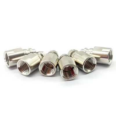 Silver CNC Machining Aluminum Parts Polished Metal Spare Parts Corrosion Resistance