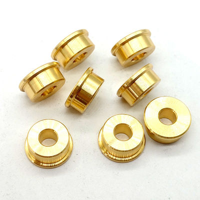 Copper Spacer Bushing Gold Brass Bearing Bushing Corrosion Resistance