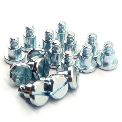 Customized CNC Stainless Steel Parts Round Head Slotted Screws Corrosion Resistance