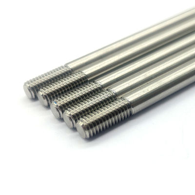 Corrosion Resistance 304 SS Threaded Rod High Precision One End Threaded Stud Customized