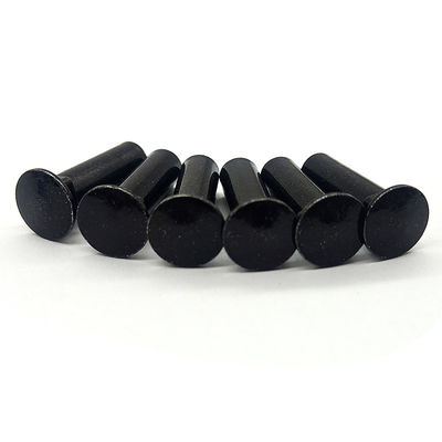 High Precision Internally Threaded Rivets Black Anodized Aluminum Rivets Customized