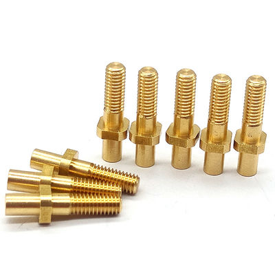 High Precision Brass Turned Parts Conductive Conductive CNC Milling Brass Parts Anodized