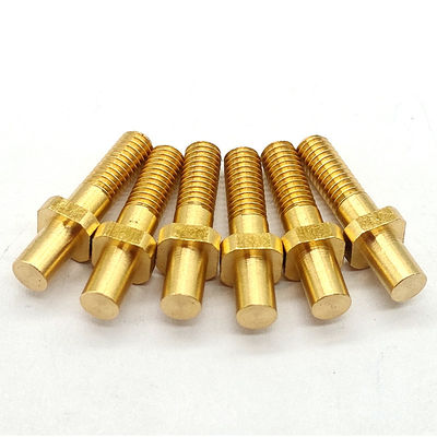 Customized Gold Plated Bolts Automotive Nuts And Bolts High Precision