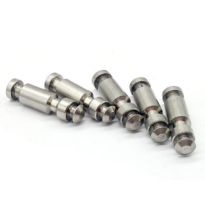 Anodized Precision CNC Machining Parts Carbon Steel Groove Shaft Cylindrical