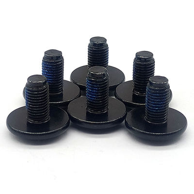 Pre Applied Adhesive Bolt Black Nylon Patch Screw Micro Machining