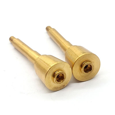 Brass CNC Turning Parts Gold Customized CNC Turned Parts Industrial
