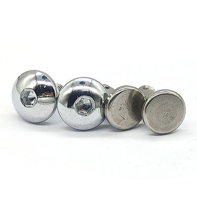 Silver Non Standard Screws Customized Cold Headed Parts 0.01mm Tolerance