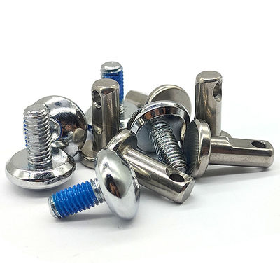 Silver Non Standard Screws Customized Cold Headed Parts 0.01mm Tolerance
