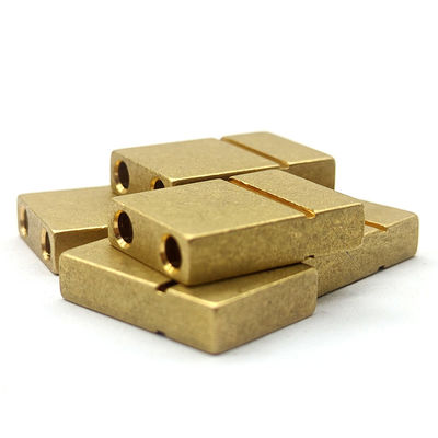 Terminal Brass Copper China Factory Terminal Brass Block For Socket Brass Junction Terminal,square Hole Terminal Block Wire Terminal Box Customized Cnc Machining