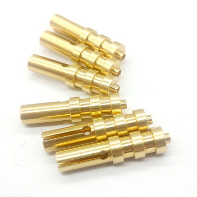 Copper Grounding Contact Pin with Acid Pickling Finish | Electrical Connector Parts
