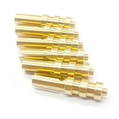 Copper Grounding Contact Pin with Acid Pickling Finish | Electrical Connector Parts