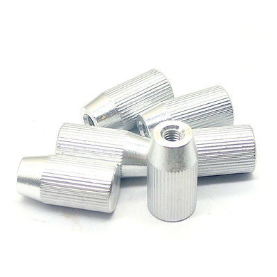 Aluminum Knurled Thumb Screw 12.8×25mm CNC Precision Machined Custom Anodized Colors