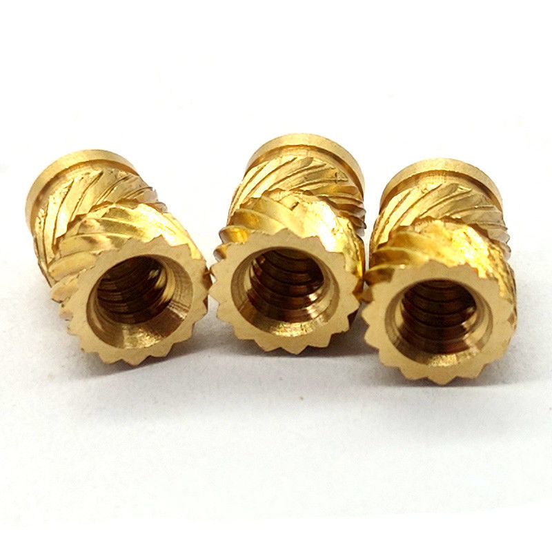 6.3mm 10mm Brass Knurled Nut M2 M3 M4 M5 M6 Precision Brass Components