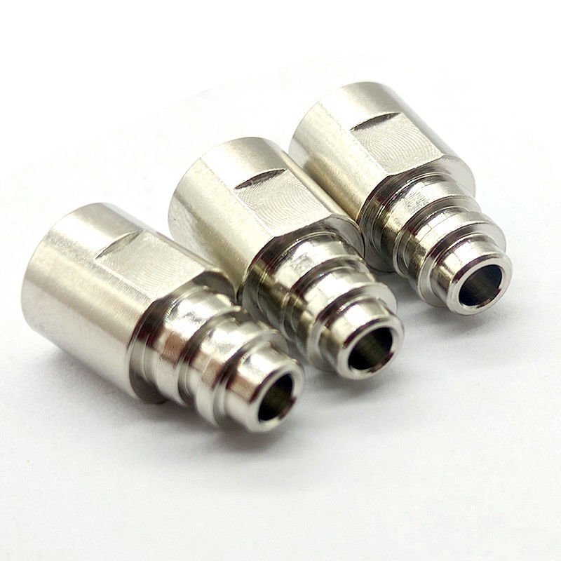 Silver CNC Machining Aluminum Parts Polished Metal Spare Parts Corrosion Resistance