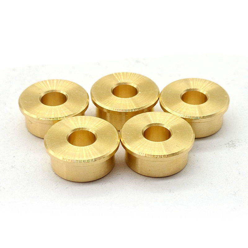 Corrosion Resistance CNC Brass Parts Polished Customized Brass CNC Parts Gold