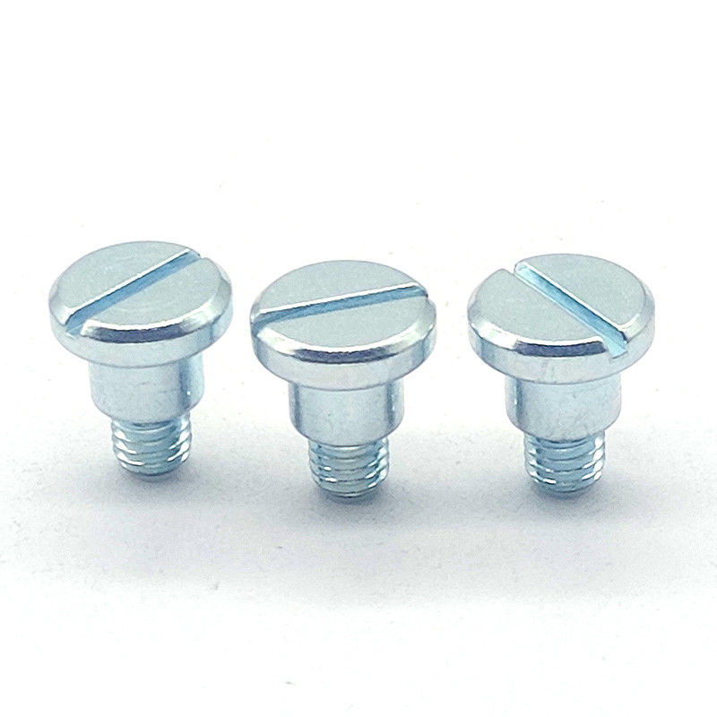 Customized CNC Stainless Steel Parts Round Head Slotted Screws Corrosion Resistance