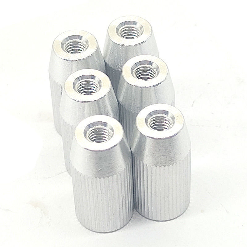 Aluminum Knurled Thumb Screw 12.8×25mm CNC Precision Machined Custom Anodized Colors