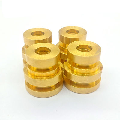 Precision Brass Turned Components Painting / Anodizing Brass CNC Milling Parts