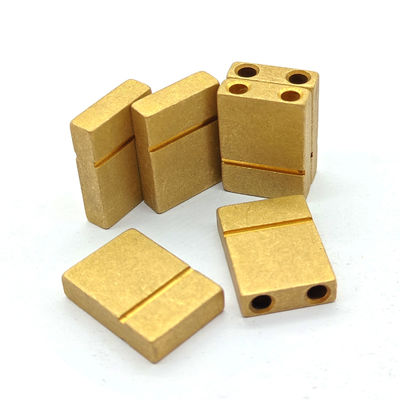 Square CNC Brass Parts H59 H62 Brass CNC Turning Parts Micro Machining