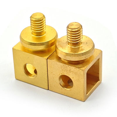 Automotive Custom Made CNC Parts Polishing Turned Brass Components High Precision