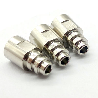 Silver CNC Machining Aluminum Parts Polished Metal Spare Parts Corrosion Resistance
