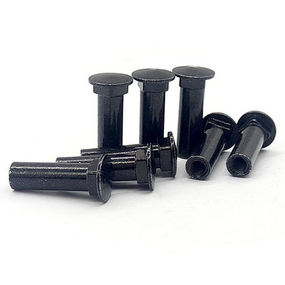 High Precision Internally Threaded Rivets Black Anodized Aluminum Rivets Customized