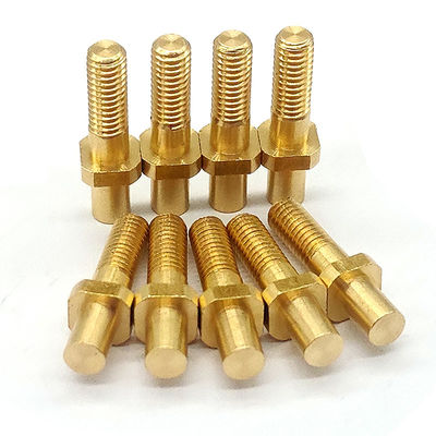 Customized Gold Plated Bolts Automotive Nuts And Bolts High Precision