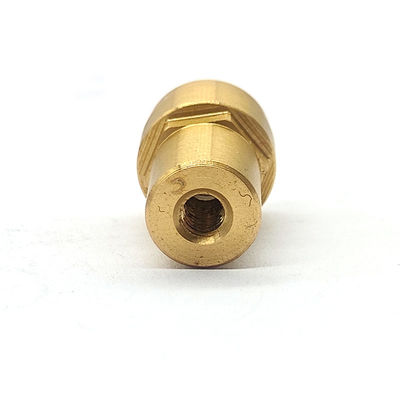Gold Plated Brass Machined Components Turning Brass Terminal Connector