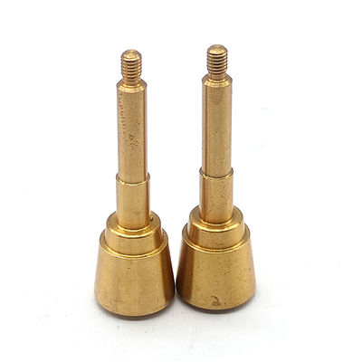Brass CNC Turning Parts Gold Customized CNC Turned Parts Industrial