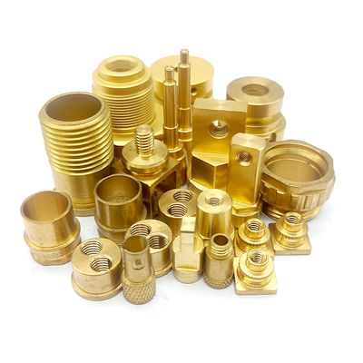 Components tournés à la précision CNC OEM Components de précision en laiton anodisé
