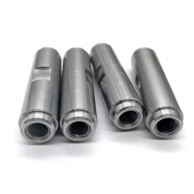 Custom CNC Machined Carbon Steel Threaded Blind Hole Sleeve